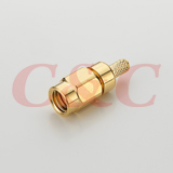SMC Straight Plug Crimp for RG174u , RG188A/u , RG316u